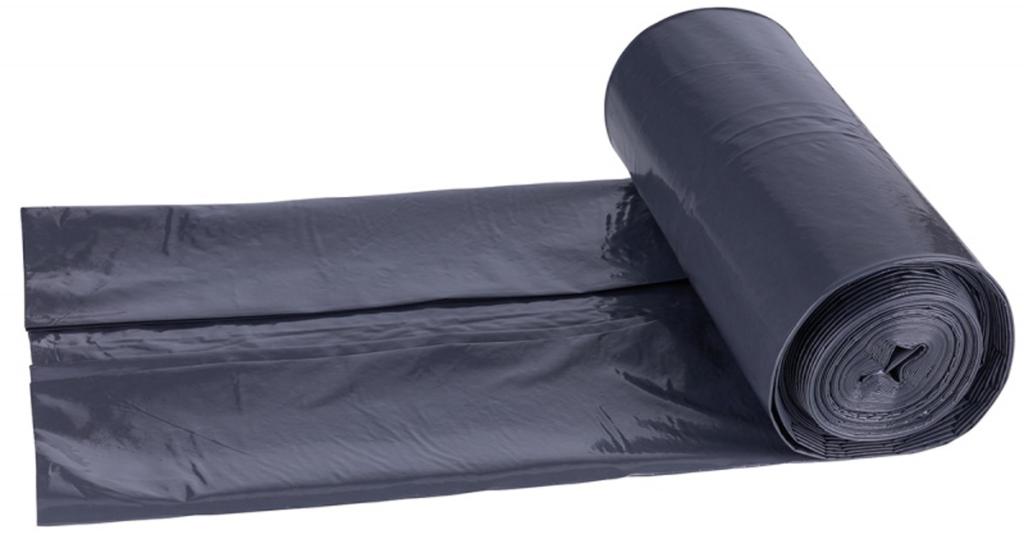 Vrecia DONAU ECO strong, 240 ℓ, 70 mic 5 ks, čierne, LDPE