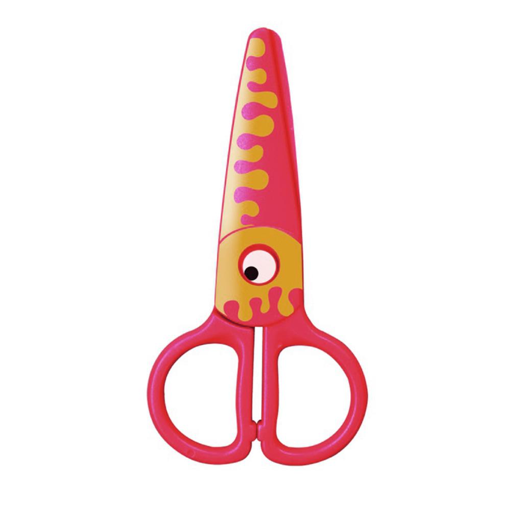 Keyroad Školské nožnice KEYROAD, 12 cm, blister, motív Ryba, oranžové