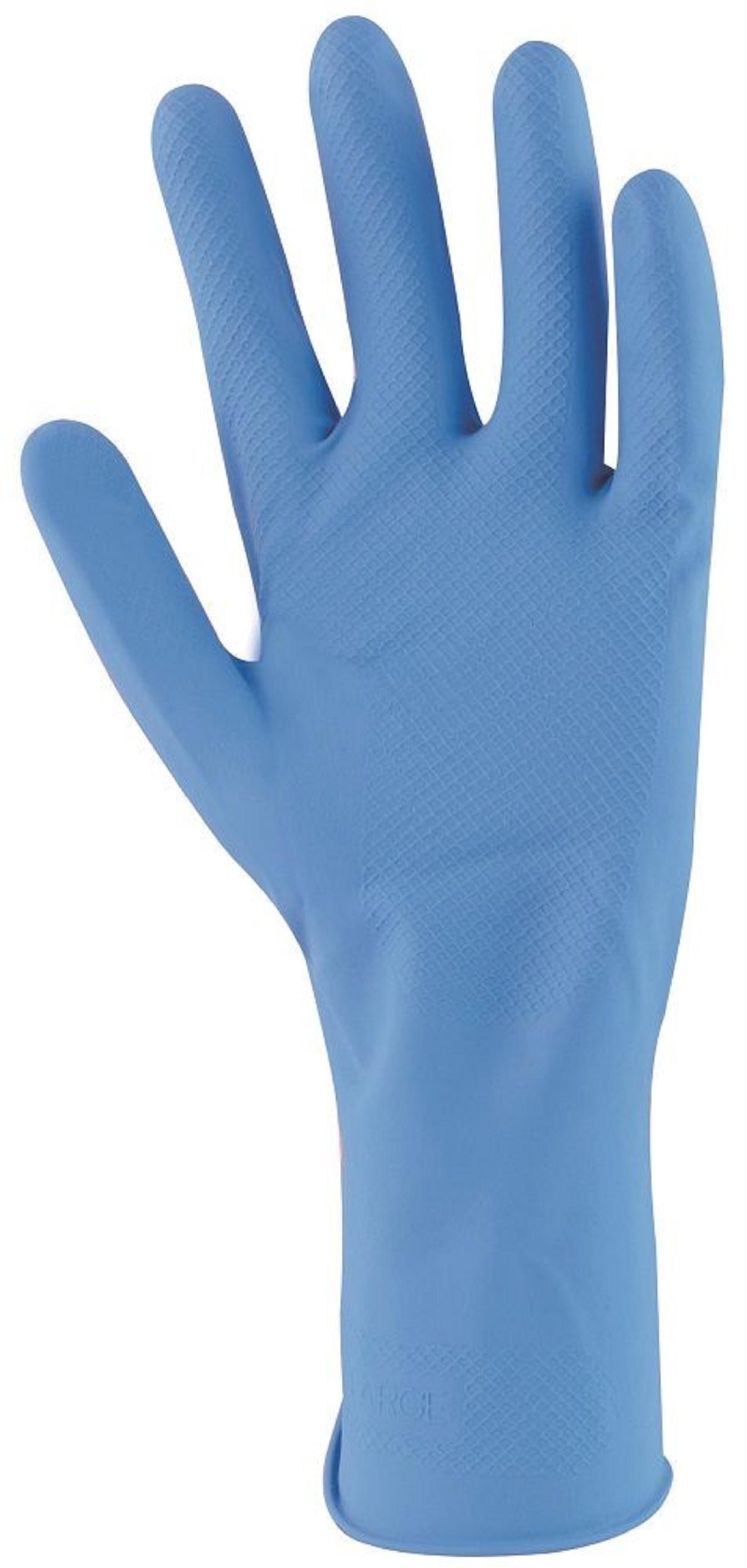 Rukavice ochranné latexové SEMPERVELVET modré veľ. 10/XL