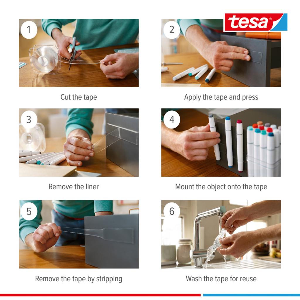Obojstranná páska Tesa NANOTAPE 30 mm x 3 m