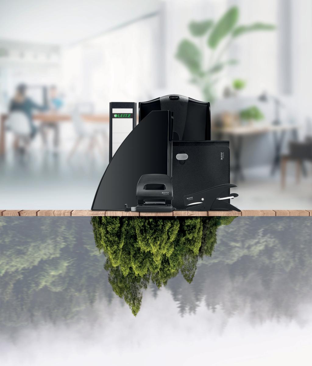 Dierovačka Leitz NeXXt Recycle 30 listov čierna