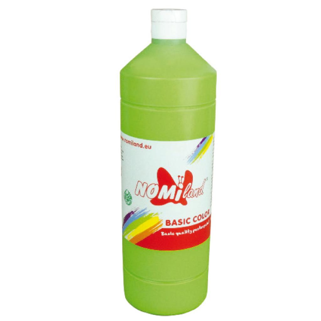 Temperová farba Nomiland BasicColor svetlozelená 1000ml