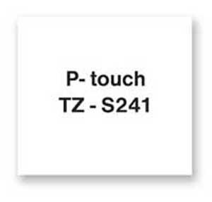Samolepiaca páska Brother TZe-S241 18 mm biela/čierna