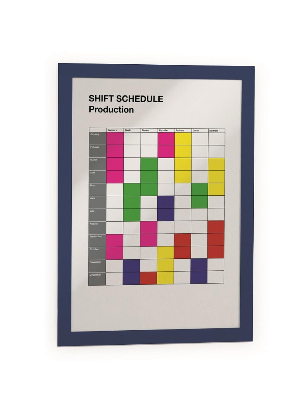 Durable Samolepiaci DURAFRAME A4 modrý