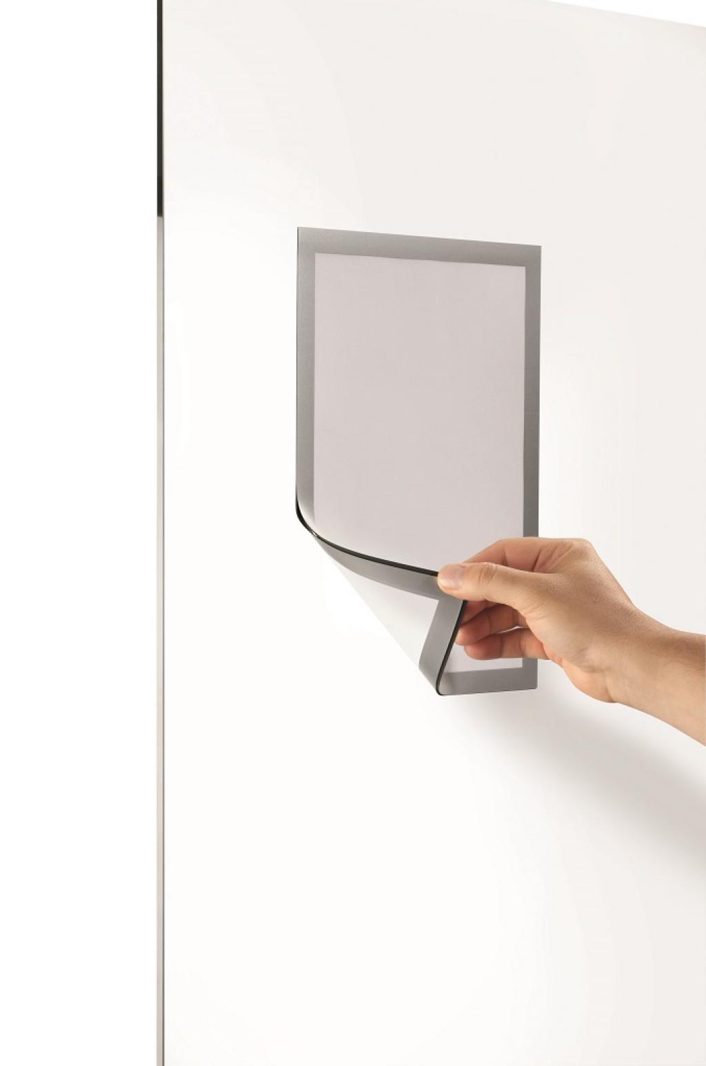 Durable Samolepiaci DURAFRAME A4 strieborný