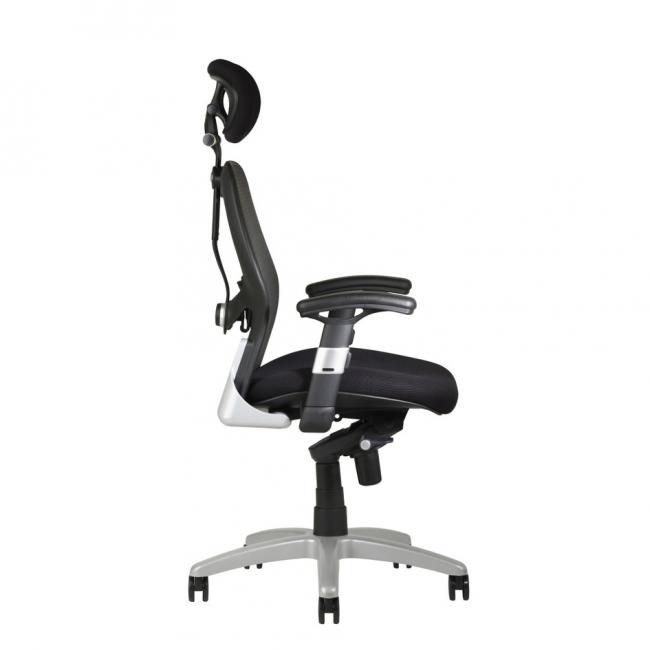Office Pro Kancelárska stolička SATURN NET čierna