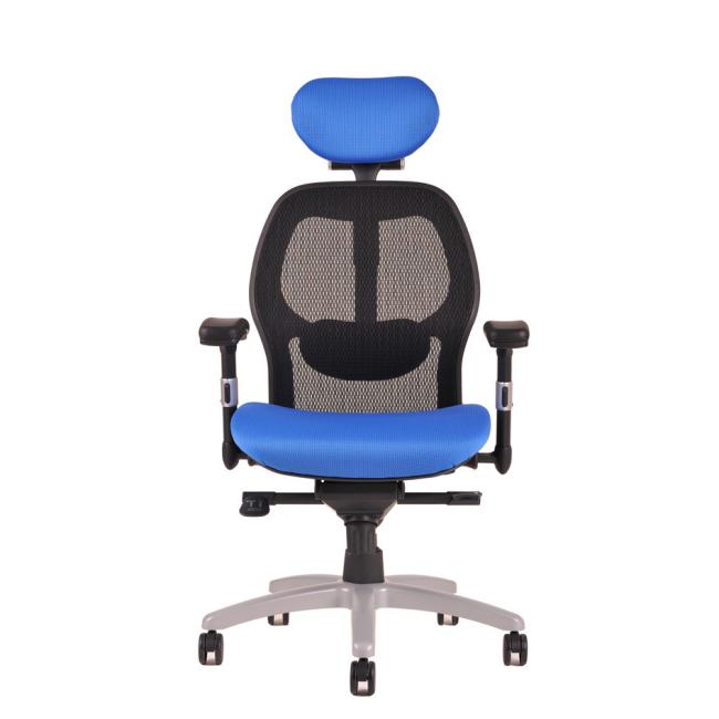 Office Pro Kancelárska stolička SATURN NET modrá