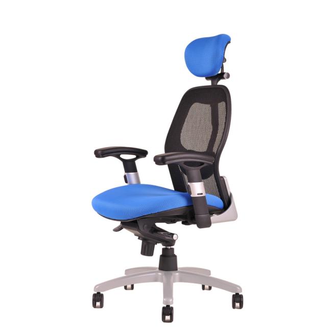 Office Pro Kancelárska stolička SATURN NET modrá