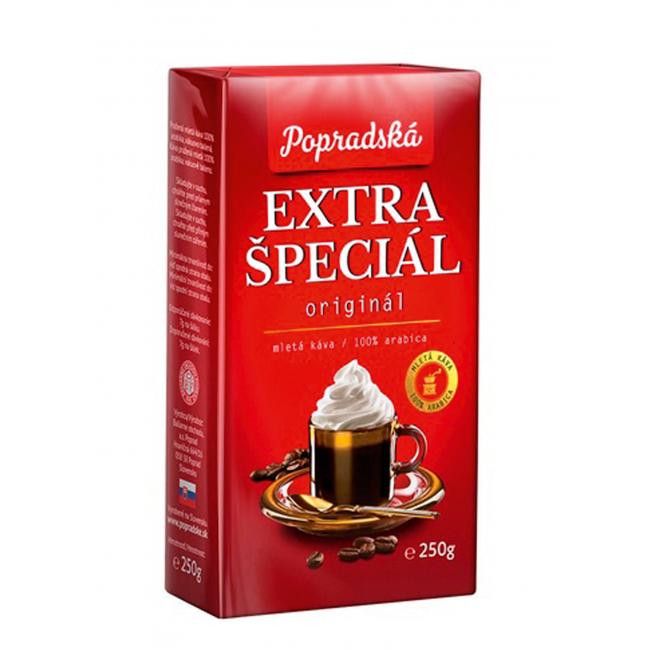Popradská Extra špeciál pražená mletá káva 250 g