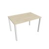 Pracovný stôl Uni, 120x75,5x80 cm, agát/biela