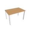 Pracovný stôl Uni, 120x75,5x80 cm, buk/biela