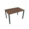 Pracovný stôl Uni, 120x75,5x80 cm, orech/čierna