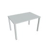 Pracovný stôl Uni, 120x75,5x80 cm, sivá/sivá