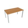 Pracovný stôl Uni, 140x75,5x80 cm, jelša/sivá