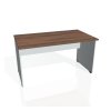 Pracovný stôl Gate, 140x75,5x80 cm, orech/sivý