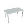Pracovný stôl Uni, 140x75,5x80 cm, sivá/sivá