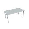 Pracovný stôl Uni, 160x75,5x80 cm, sivá/sivá