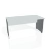 Pracovný stôl Gate, 160x75,5x80 cm, sivý/sivý