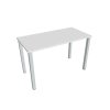 Pracovný stôl Uni, 120x75,5x60 cm, biela/sivá