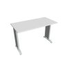 Pracovný stôl Flex, 120x75,5x60 cm, biely/kov