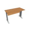 Pracovný stôl Cross, 120x75,5x60 cm, jelša/kov