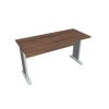 Pracovný stôl Cross, 140x75,5x60 cm, orech/kov