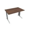 Pracovný stôl Flex, 120x75,5x80 cm, orech/kov