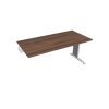 Pracovný stôl Flex, 160x75,5x80 cm, orech/kov