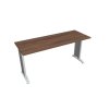 Pracovný stôl Flex, 160x75,5x60 cm, orech/kov