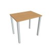 Pracovný stôl Uni, 80x75,5x60 cm, buk/sivá