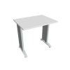 Pracovný stôl Flex, 80x75,5x60 cm, biely/kov
