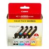 Canon originál ink CLI-571 CMYK, 0386C005, CMYK, 4x7ml, 4ks