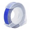 Dymo originál páska do tlačiarne štítkov, Dymo, S0898140, biely tlač/modrý podklad, 3m, 9mm, balené po 10 ks, cena za 1 ks, 3D