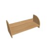 Závesná polica na stenu Hobis, 80 cm, dub