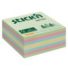 Samolepiaci bloček Stick’n Hopax, 76x76 mm, lesný mix pastelových farieb, 400 lístkov
