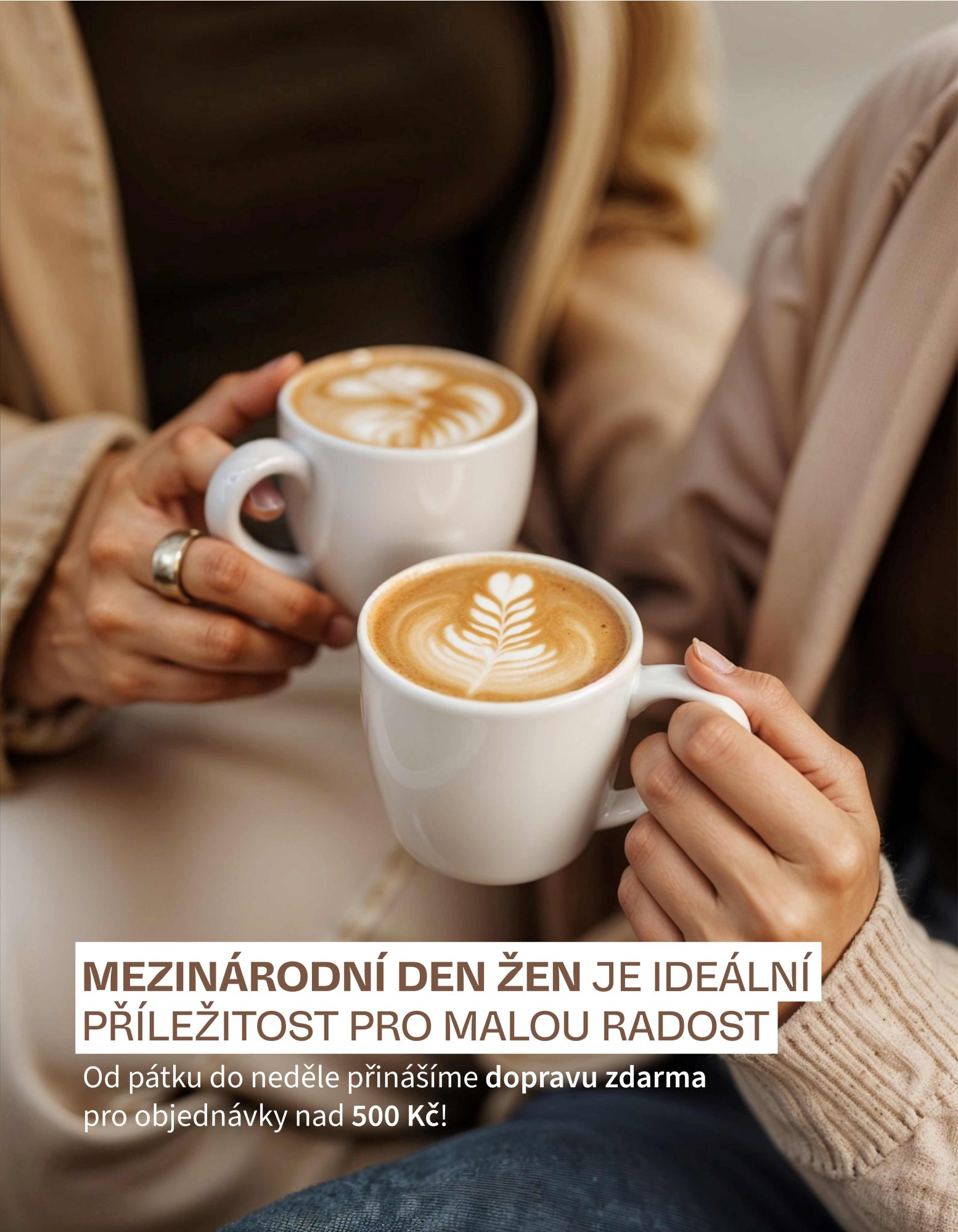 Doprava zdarma na MDŽ 🌸