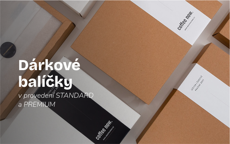 Dárkové balíčky s kávou a čajem