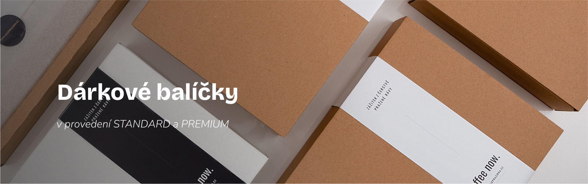 Dárkové balíčky s kávou a čajem