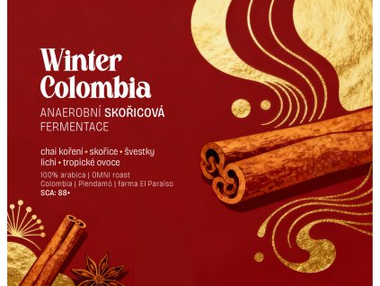 Etikety vánoční limitovaná káva 2025 2