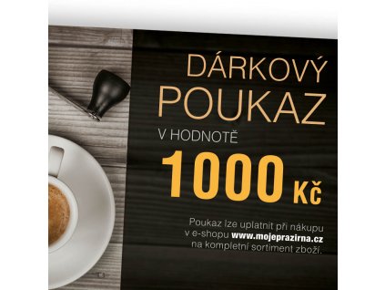 Darkovy poukaz COFFEE NOW 1000 Kc