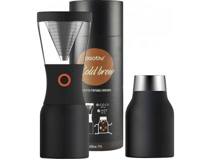 Asobu Cold Brew kávovar s termoskou  černý - KB900