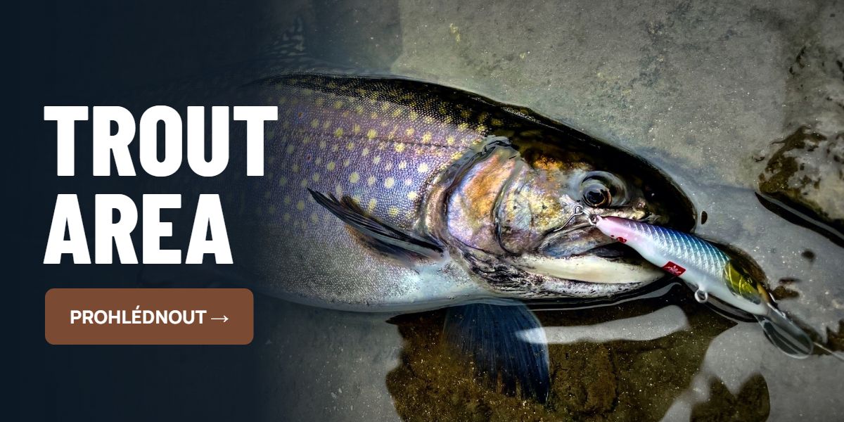 Trout Area – ultralehké pruty, plandavky a nástrahy na pstruhy