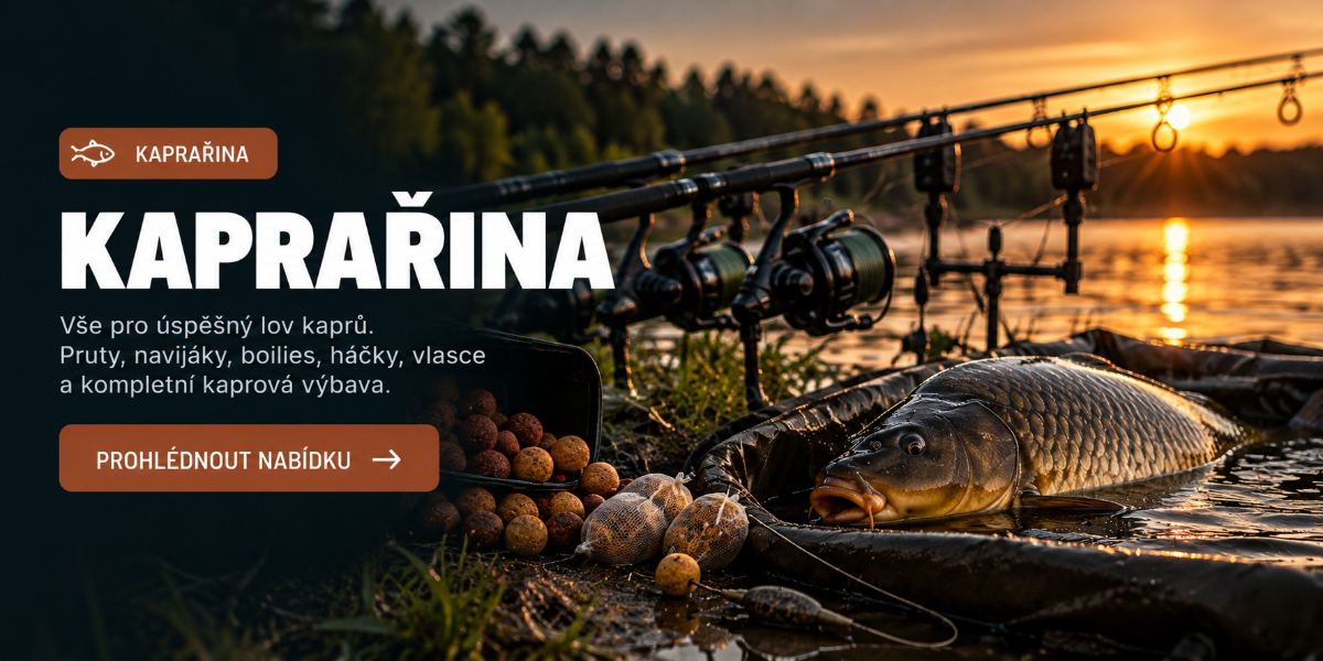 Kaprařina – vše pro úspěšný lov kaprů