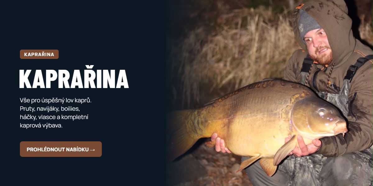Kaprařina – vše pro úspěšný lov kaprů