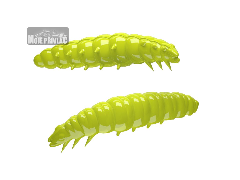 Gumová nástraha Libra Lures Larva 30mm Hot Yellow 006 Cheese (15ks