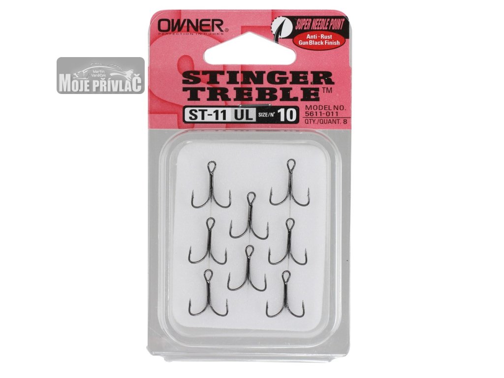 Háčky pro přívlač té nejvyšší kvality, tak to jsou háčky značky Owner. Owner jsou dlouhodobě vyhledávanými háčky pro přívlač dravců všech velikostí. Produkty značky Owner naleznete na MojePrivlac.cz