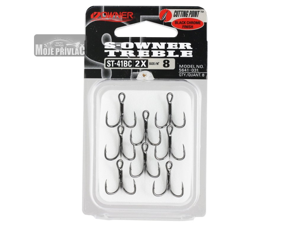 Háčky pro přívlač té nejvyšší kvality, tak to jsou háčky značky Owner. Owner jsou dlouhodobě vyhledávanými háčky pro přívlač dravců všech velikostí. Produkty značky Owner naleznete na MojePrivlac.cz
