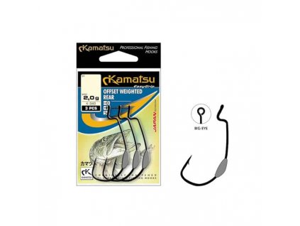 Kamatsu Offset Hook Weighted Rear