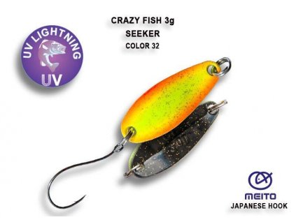 Plandavka Crazy Fish Seeker 28 mm 3 g color 32