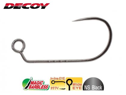 Háček Decoy Area Hook XII AH-12 Jiggy Barbless Vel.8 (10ks)